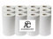 Almericorp Papel Secamanos Mini Mecha 12 Rollos Doble Capa Pasta Lisa Extra. Calidad Pura Celulosa