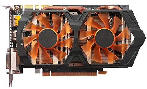 Taygate Carte Graphique de Jeu Fit for Zotac Cartes Graphiques GeForce GTX 660 2 Go GPU 192bit GDDR5 Carte vidéo GDDR5 Fit for Map GTX660 2GD5 GK106 HDMI DVI