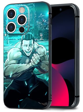 HWLHJJ Aoi Todo JJK Premium Anime Mobile Phone Case, Manga Lover Soft Black TPU Protective Case for iPhone XR