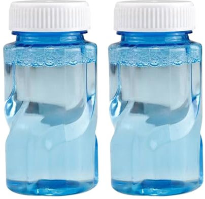 Nachfüllpackung für Blasenlösung – 50 ml Blasenmischung, hinterlässt kein Blasenkonzentrat | Konzentrierte Blasenlösungsgebläse, Blasengebläse für Blasenblaster, Partygeschenke, Sommerspielzeug, Outdo