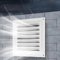 Griglia di ventilazione quadrata in metallo con griglia di ventilazione (400 x 400 mm)