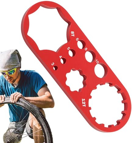 jlceh Cycling Wrench for Front Fork,Suspension Forks Repair Tool Wrench - Professional Shock Absorber Lid Tool, Front Fork Wrench Cycling Tools for Fork Lids Removal & Installation