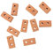 UPKOCH 50 Pièces Brique Rouge Simulée Briques Miniatures Mini-Briques De Ciment Mini Briques De Construction Accessoires De Brique De Table De Sable Jeux D'équilibre Jouets Parpaings