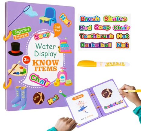 Livres De Peinture À L'eau Pour, Livre De Coloriage Magique À L'eau, Livres De Coloriage À L'eau Amusants Avec 1 Stylo À Eau, Livre De Peinture Magique Sans Gâchis, Livre De Coloriage Magique