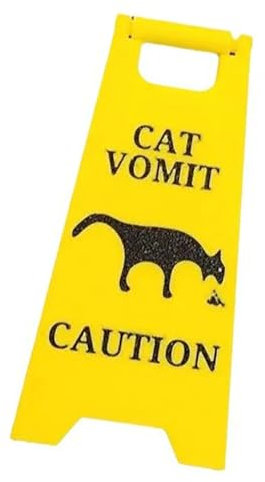 JTQYFI Warnschild Für Erbrechen Bei Katzen Und Hunden. Erbrechen Schild Für Hunde Verleiht Jedem Haustierfreundlichen Raum Einen Hauch Von Spaß. Sicherheitsschild Für Haustiere