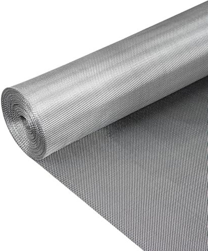 DFDPAXL 20–40 Maschen 304 Edelstahl-Netzrolle, 1 Meter × 1 Meter Metallgitter Für Fenster Geeignet Für Lüftungsabdeckungen Und Garten,24 mesh