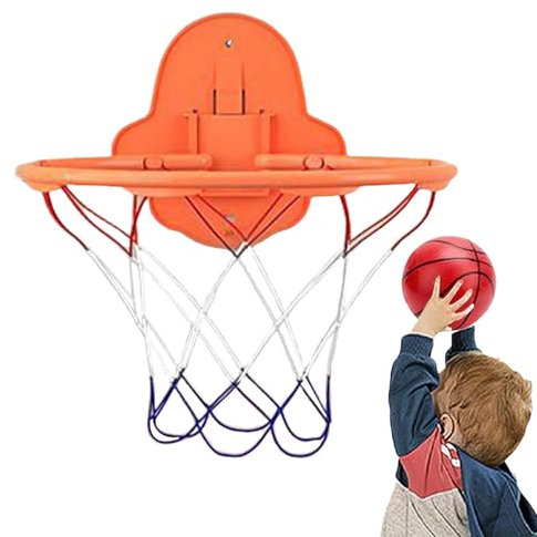 Stille Basketball -Hoop, Basketball -Hoop Innen, 32 cm stille Basketball -Reifen für Dribbling -Training, Kein Lärm im Freien für Bohrer und Aktivitäten, Tür oder Wand montiert