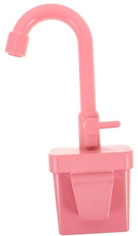 Toddmomy Elektrischer Geschirrspüler Spüle Mit Fließendem Wasser Spüle Mit Fließendem Wasser Spielspüle Küche Küchenzubehör Spielküche Spüle Kunststoff Rosa