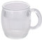 Villa d'Este Home Tivoli 1996 Set 2 Tazza 350 ml in vetro, superficie lavorata con righe verticali