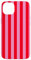 Pink and Red Striped Girly Stripes Preppy Aesthetic Cute Case for iPhone 14 Plus