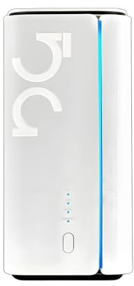 5G CPE Router with SIM Card Slot, 4.67Gbps High Speed Dual Band WiFi 6 Router for Home Indoor, Support for NSA SA (UK Plug)