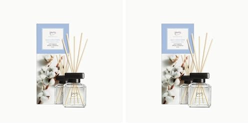 ipuro - erfrischender ipuro cotton fields Raumduft - dezenter Raumerfrischer mit pudrigen Vanille Noten - stilvoller Lufterfrischer in der Wohnung für ein puristisches Dufterlebnis 50 ml