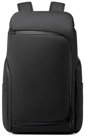 GYakeog Business Rucksack Herren 43L Große Kapazität Laptop Rucksack 17.3 Zoll Wasserdicht Arbeit Büro Uni Reise Wandern Schwarz