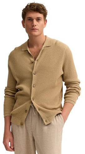 bugatti Herren Strickjacke 7600-15533E | geknöpft mit Polokragen