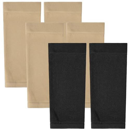 Ajcotahm tatuering täcka ärm, underarm concealer stöd, Svart, naken, L | Tatuering Aftercare UV-skydd över ärm armbågsskydd för kvinnor män