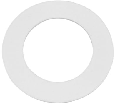 10 Stück PTFE-Flachdichtung, Außendurchmesser 70mm Innendurchmesser 55mm Dicke 2mm, Weiß