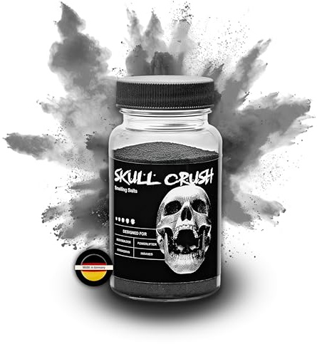Azan Strength® SKULLCRUSH Riechsalz - Stufe 5/5 - Höchste Stufe - für Profisportarten wie Bodybuilding, Powerlifting, Strongman, Icehockey