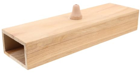 EXAOMBLE Tuning Fork Resonance Box for Relaxing and Meditation with Precise Tuning Support and Anti-slip Wooden Base, Sound Healing Resonance Box Amplifying Overtones for Teaching