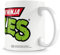Teeange Mutant Ninja Turtles Lizenzprodukt TMNT Logo Kaffeebecher, Kaffeebecher FBAMUG1526 Weiß
