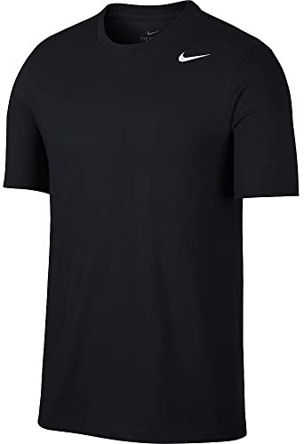 Nike Herren Dri-fit T shirt, Black/(White), XL EU