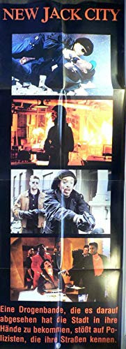 New Jack City - Wesley Snipes - Ice-T - Videoposter 120x40cm gefaltet (g)