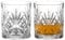 DIAMANTE Chatsworth Whisky Tumblers - Premium Lead Free Crystal - Set of 2