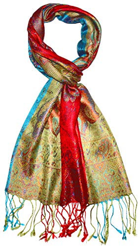 Lorenzo Cana Seidenschal für Männer Schal aus 100% Seide, gewebter Herrenschal elegantes Paisleymuster 7864911