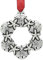 Basic Spirit Zinn-Sanddollar Kranz Weihnachtsbaumschmuck Dekoration