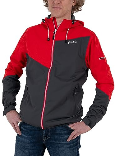 PRO-X elements Herren Jacke Liam, Anthrazit-Rot, M, 7660