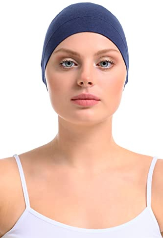 Bonnet de Nuit en Bambou pour Femme, chimiothérapie & Sport | Bonnet de chimiothérapie pour perte de cheveux, bonnet de nuit & de sport en bambou et coton pour cuir chevelu sensible