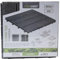 Pro Garden Set mit 6 Bodenfliesen, 30 x 30 cm – Clip-System mit 4 Punkten – direkte Installation auf dem Boden ohne Sockel – ästhetische Außenbeschichtung, wetterfest – Dunkelgrau