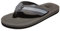 NewDenBer Men's Flip FlopsCloth Comfortable Thong Sandals Lightweight Summer Beach/Pool Slippers Grey Size 8.5 UK
