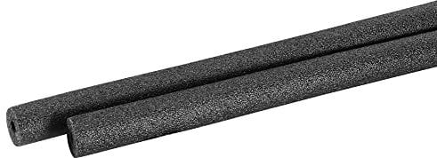 sourcing map Mousse Tube Éponge Protectif Manchon Noir Joint Manchon Polyéthylène Tuyau 5mm(0.2 Pouce) ID pour Tuyau Isolation Paquet de 2