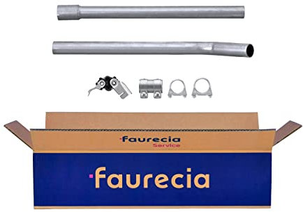 HELLA 8LA 366 003-331 Abgasrohr - Easy2Fit Kit - mitte - zweiteilig - Set mit Anbauteilen