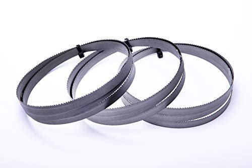 Encut - Set di 3 lame per sega a nastro ad alte prestazioni, 1140 x 13 x 0,65 mm, 6-10 denti bimetallici M42, ad esempio per Güde MBS 105 V