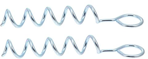 OFFSCH 2stücke Zeltheringe Aus Eisen Campingstifte Mit Spitzenköpfen Für Harten Boden Spiralstifte Für Welpen Hundeführungen