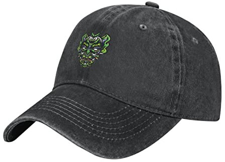167 Unisex Sonnenschutzkappe Grüne Maske des Terrors Pferdeschwanz Kappe Casual Sport Mütze Cool Sonnenmütze Für Erwachsenen Erwachsene Herren