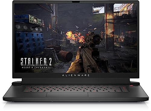 Alienware m17 R5 17.3 FHD 360Hz Gaming Laptop - AMD Ryzen 7 6800H 8-Core up to 4.70 GHz CPU, 16GB DDR5 RAM, 512GB NVMe SSD, GeForce RTX 3070 Ti 8GB GDDR6, Windows 11 Home, Dark Side of The Moon