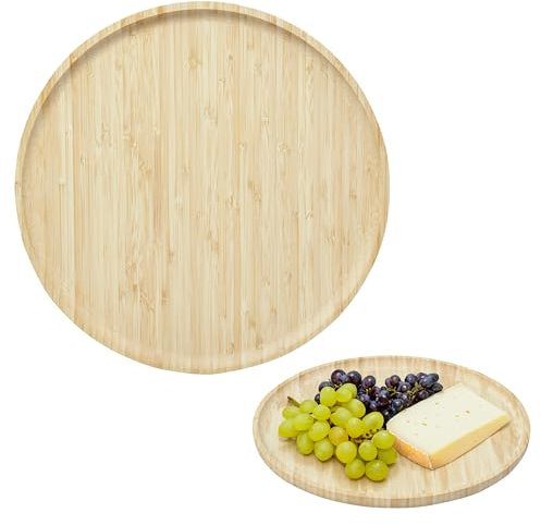 Liebspecht Holzbrett Küche - Käsebrett - Servierbrett Holz - Geschenkidee, Aus Holz - Leicht zu reinigen und zu pflegen, Langlebig - 35 cm