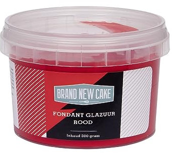 Brand New Cake Fondant Glasur Rot 300g