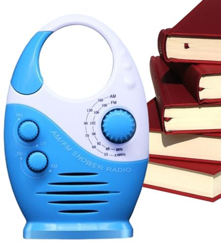 Neamou Radio extérieure étanche - Radio AM FM étanche - Haut-Parleur Radio, étudiants écoutant la Radio pour Une Utilisation Domestique, intérieure et extérieure