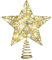 Yardwe DecoracióN Arbol De Navidad, Estrella Arbol De Navidad, Decoracion Navidad, 20 Luces Led CáLidas, para DecoracióN NavideñA De Hogares, Restaurantes Y Exteriores（25cm