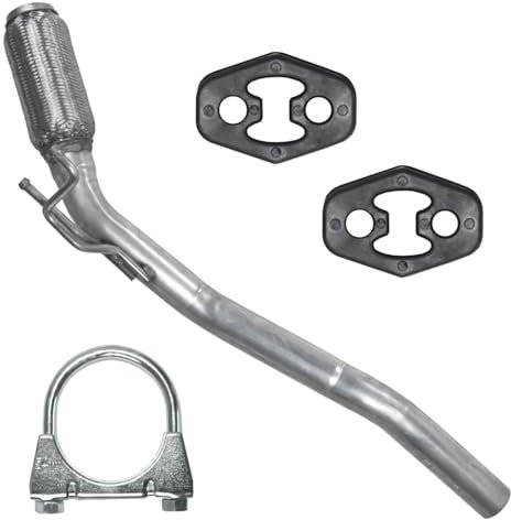 Polmo Schalldämpferset Auspuff Kollektorrohr für A3 8P 2003-06/2008 1.9 TDI 2.0 TDI Schrägheck