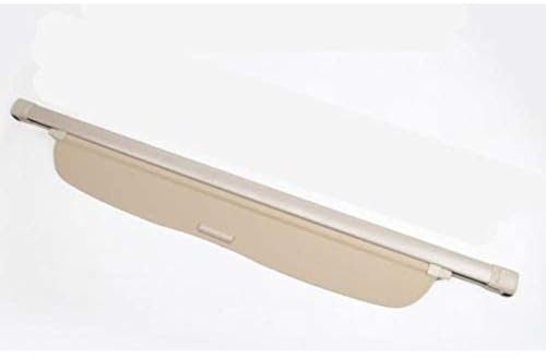 WHLXQ Auto Hintere Kofferraum Hutablage FüR Peugeot 4007 2007-2012 Einziehbare Trunk Cargo Abdeckung Schattenschutz PrivatsphäRe,A/Beige