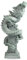 1st Heaven Feng Shui Drachenfigur – Chinesische Stein-Skulptur, Asiatische Deko für Aquarium, Betta-Fischaquarium, Heim- und Büro-Tischdeko für Glück und Erfolg (Groß, Stil A)
