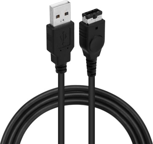 1.2M USB Power Charger Cable for Gameboy Advance SP(GBA SP) and Nintendo DS Original Console(NDS),Charging Cord Compatible with Nintendo DS Lite,Game Boy and DSi,Ideal for Home,Office and Travel
