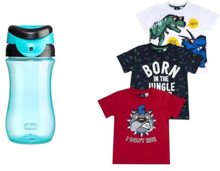 Chicco Borraccia+T-shirt - blu