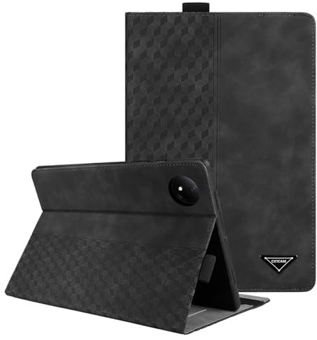 CXTCASE Custodia per Xiaomi Redmi Pad SE 8.7 2024, Intelligente Tablet PU Cover per Xiaomi Redmi Pad SE 8.7, Nero