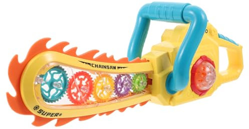 HAWILLOSCH Giocattolo Motosega Luminescente Per Ragazzo Ragazza Giocattolo Elettrico Con Effetto Luce Per Feste e Decorazioni Colore Casual Per Ragazzi Anni