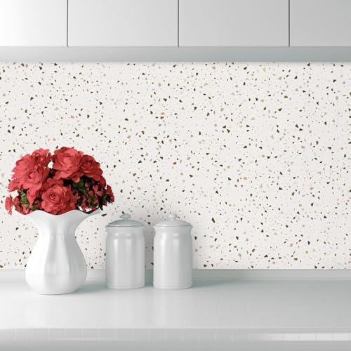 Crédence Adhésive Terrazzo Moka 100 x 40 cm